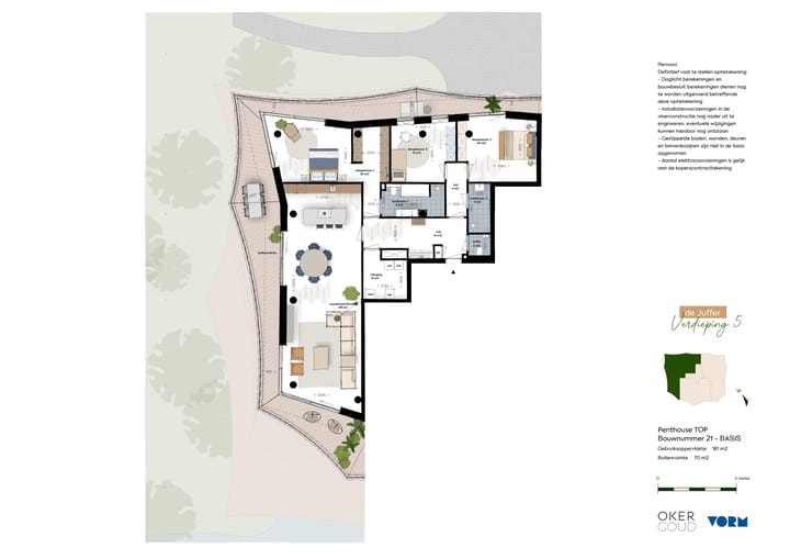 Foto 5 van Penthouse TOP (Bouwnr. 21)