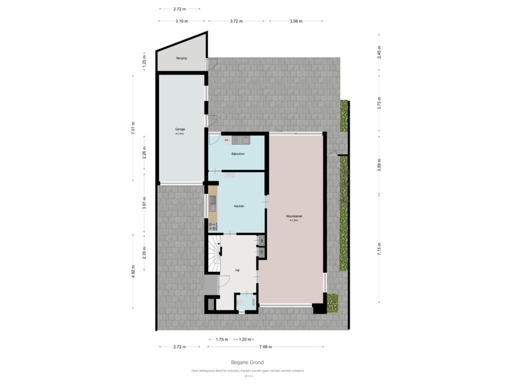 Bekijk plattegrond van Begane Grond van van Sonsbeecklaan 35