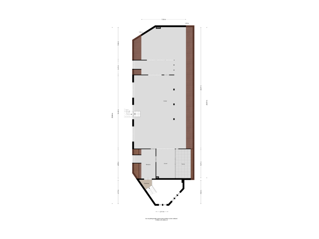 Bekijk plattegrond van Zolder van Molenstraat 1