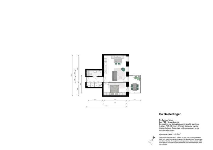 Foto 2 van De Oosterlingen (Bouwnr. 7.55)