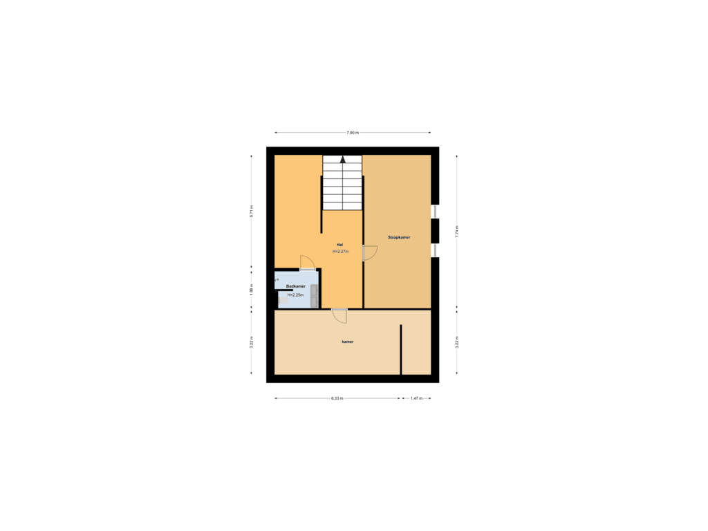 Bekijk plattegrond van Souterrain van Zeeweg 8