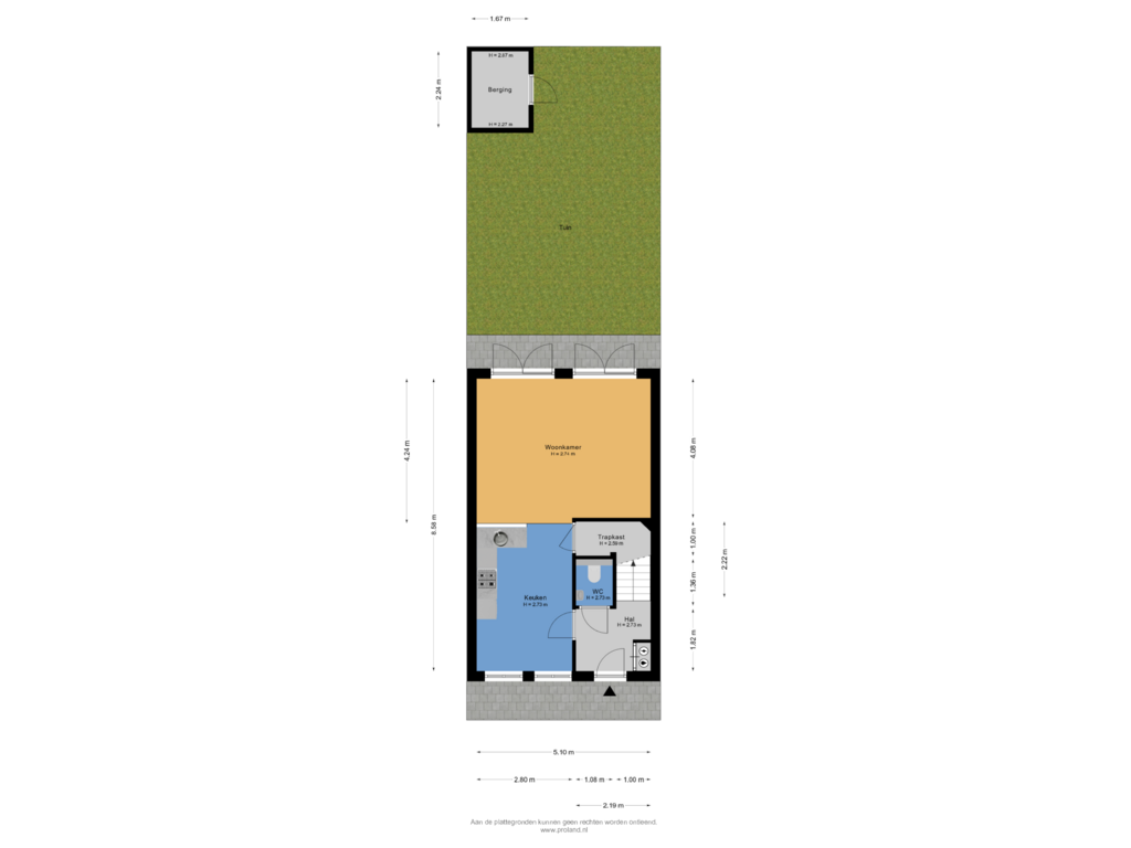 View floorplan of Situatie of Noarderskâns 25-111