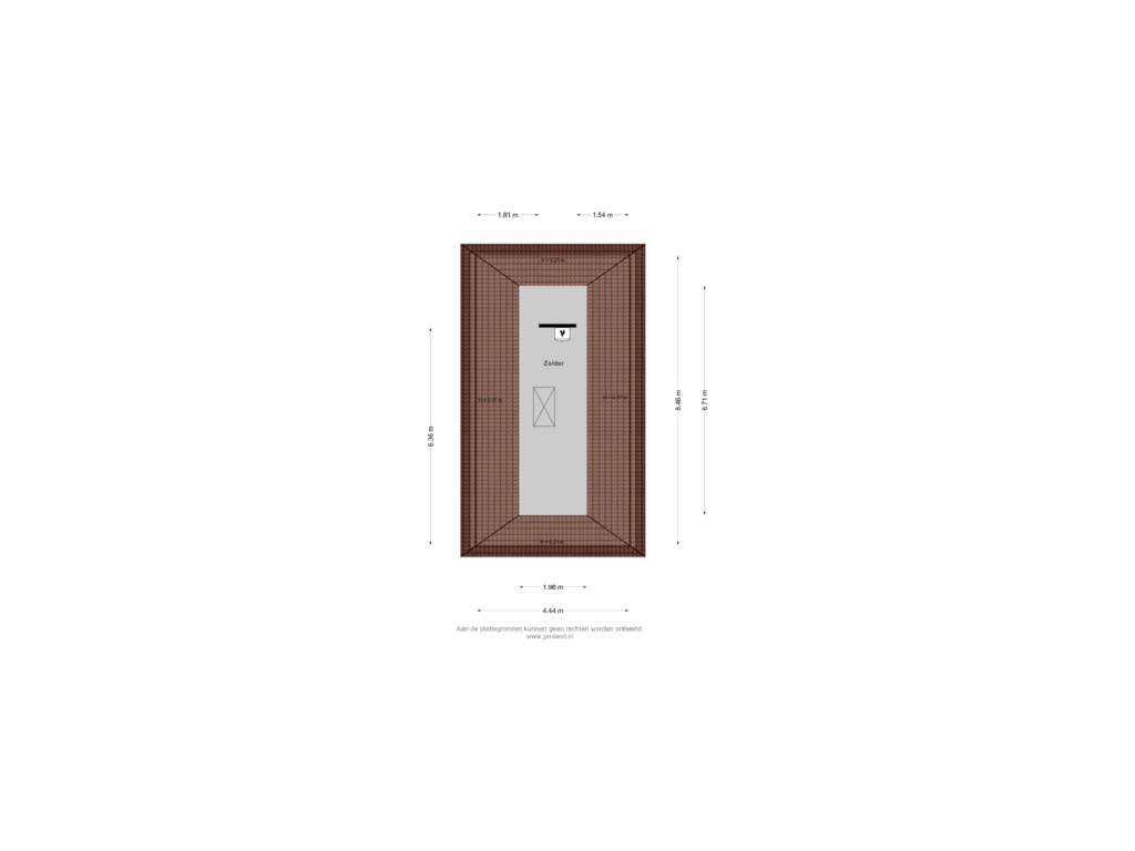 View floorplan of 2e Verdieping of Noarderskâns 25-111