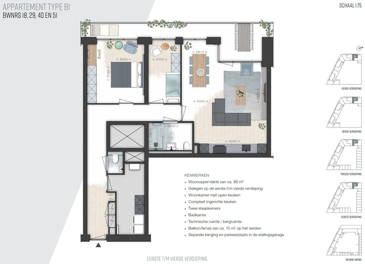 Foto 3 van Appartementen (Bouwnr. 18)