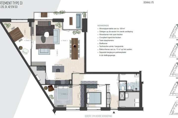 Bekijk foto 2 van Appartementen (Bouwnr. 31)