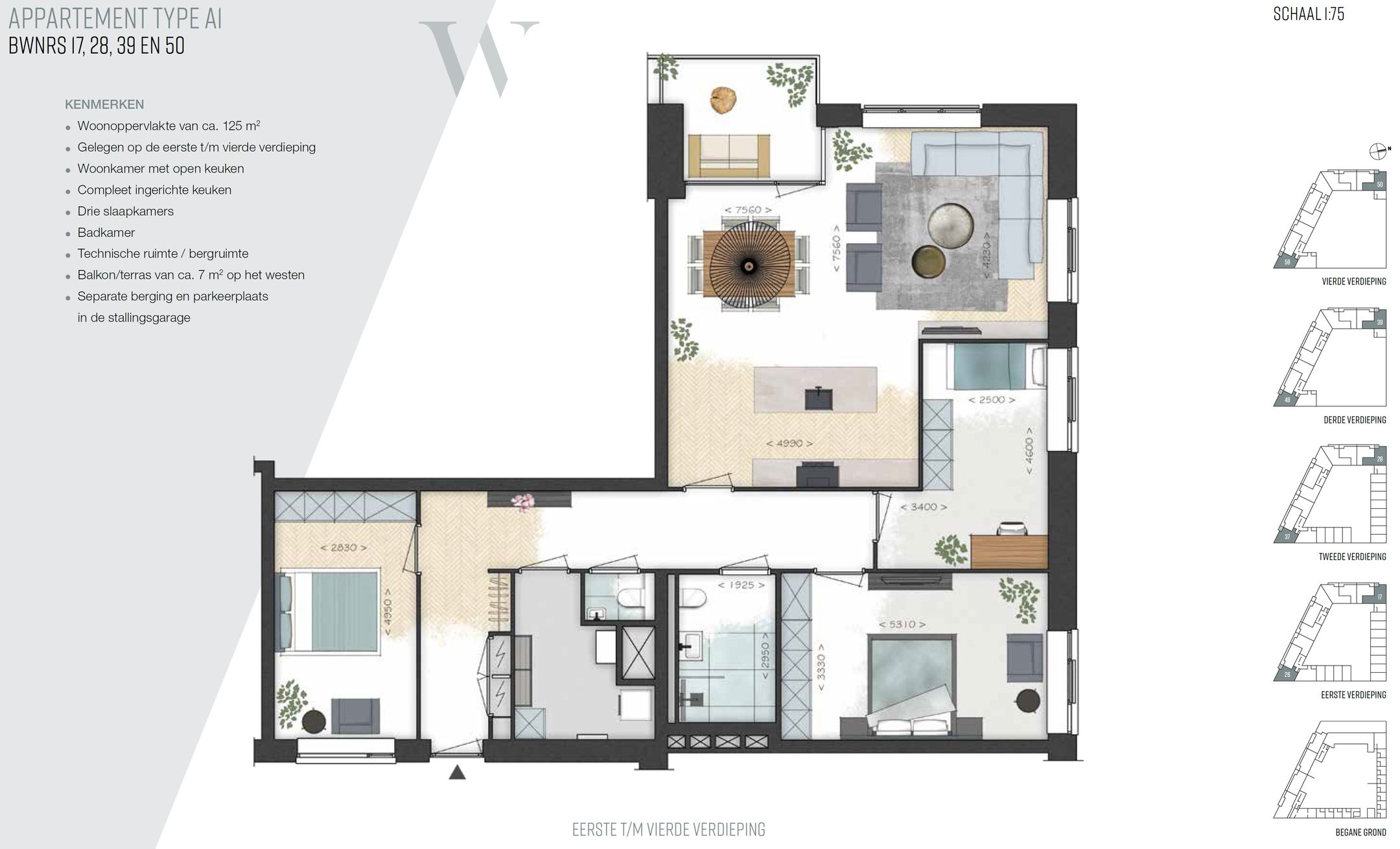 Foto 3 van Appartementen (Bouwnr. 50)