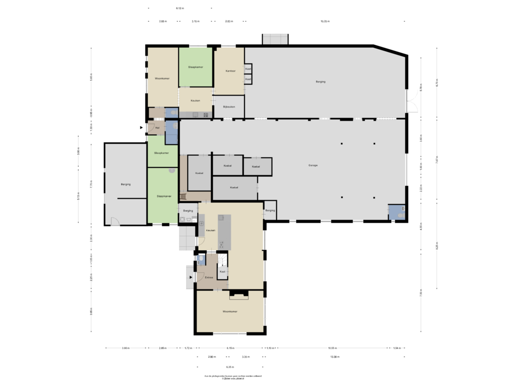 View floorplan of Begane grond of Oude Prinsenweg 18