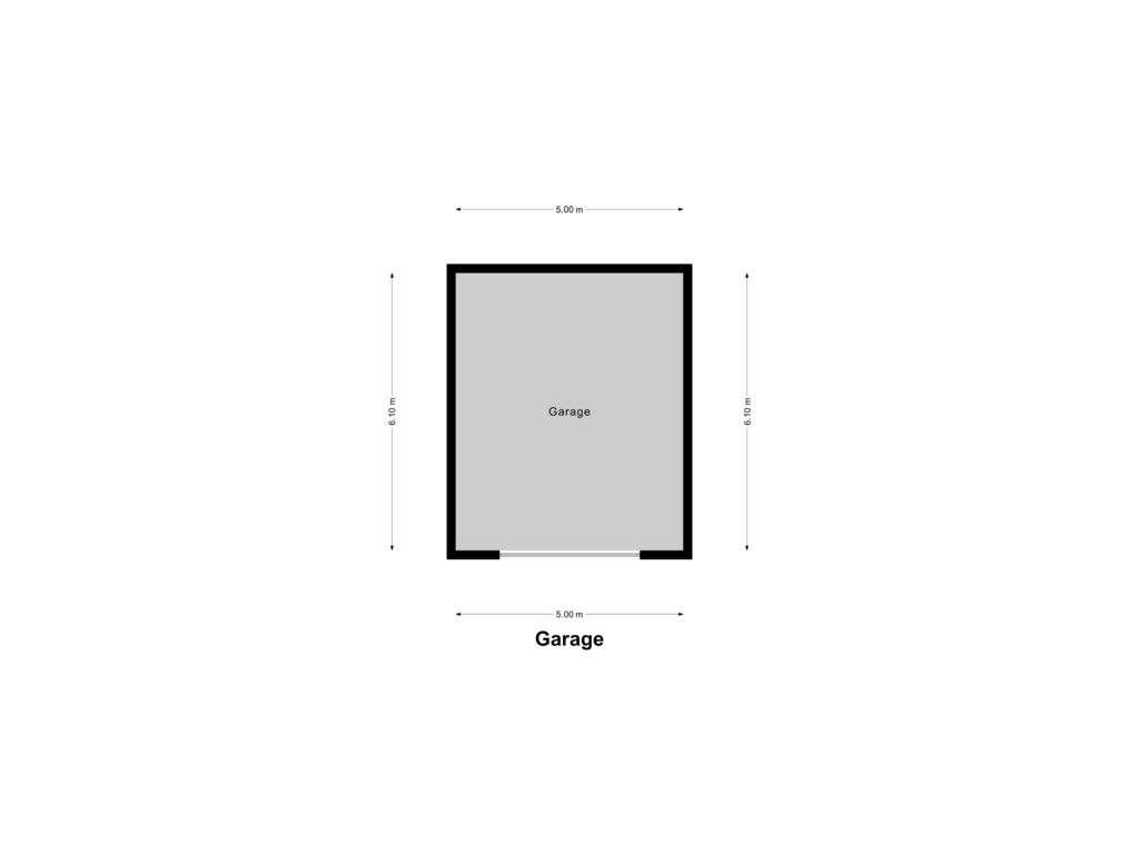 Bekijk plattegrond van Garage van Julianalaan 4