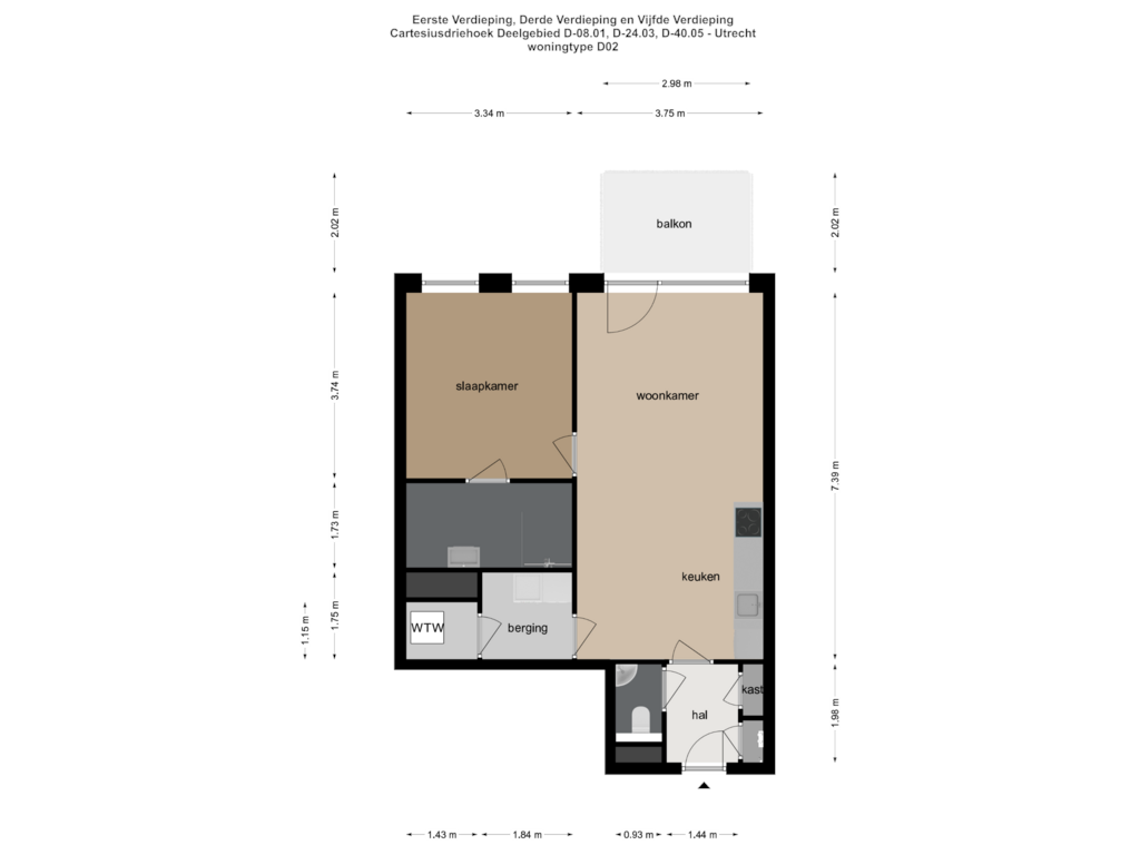 Bekijk plattegrond van Type D02 van Cobana - Appartement (Bouwnr. D-32.04)