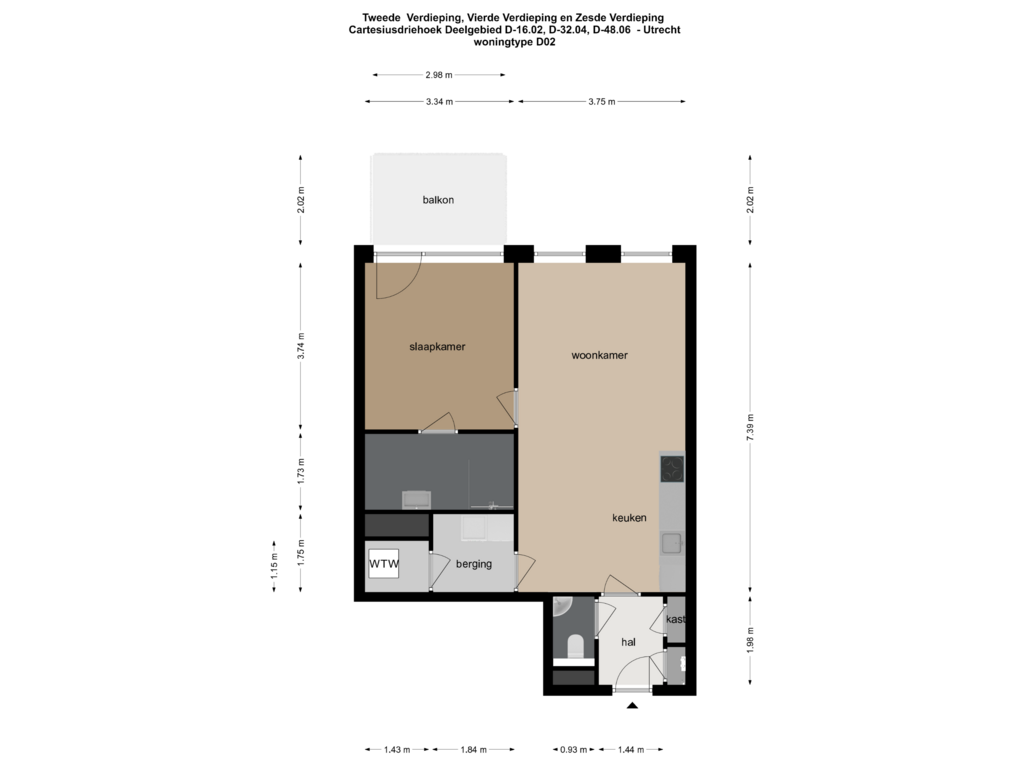 Bekijk plattegrond van Type D02 van Cobana - Appartement (Bouwnr. D-32.04)