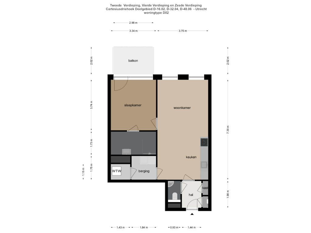 Bekijk plattegrond van Type D02 van Cobana - Appartement (Bouwnr. D-48.06)