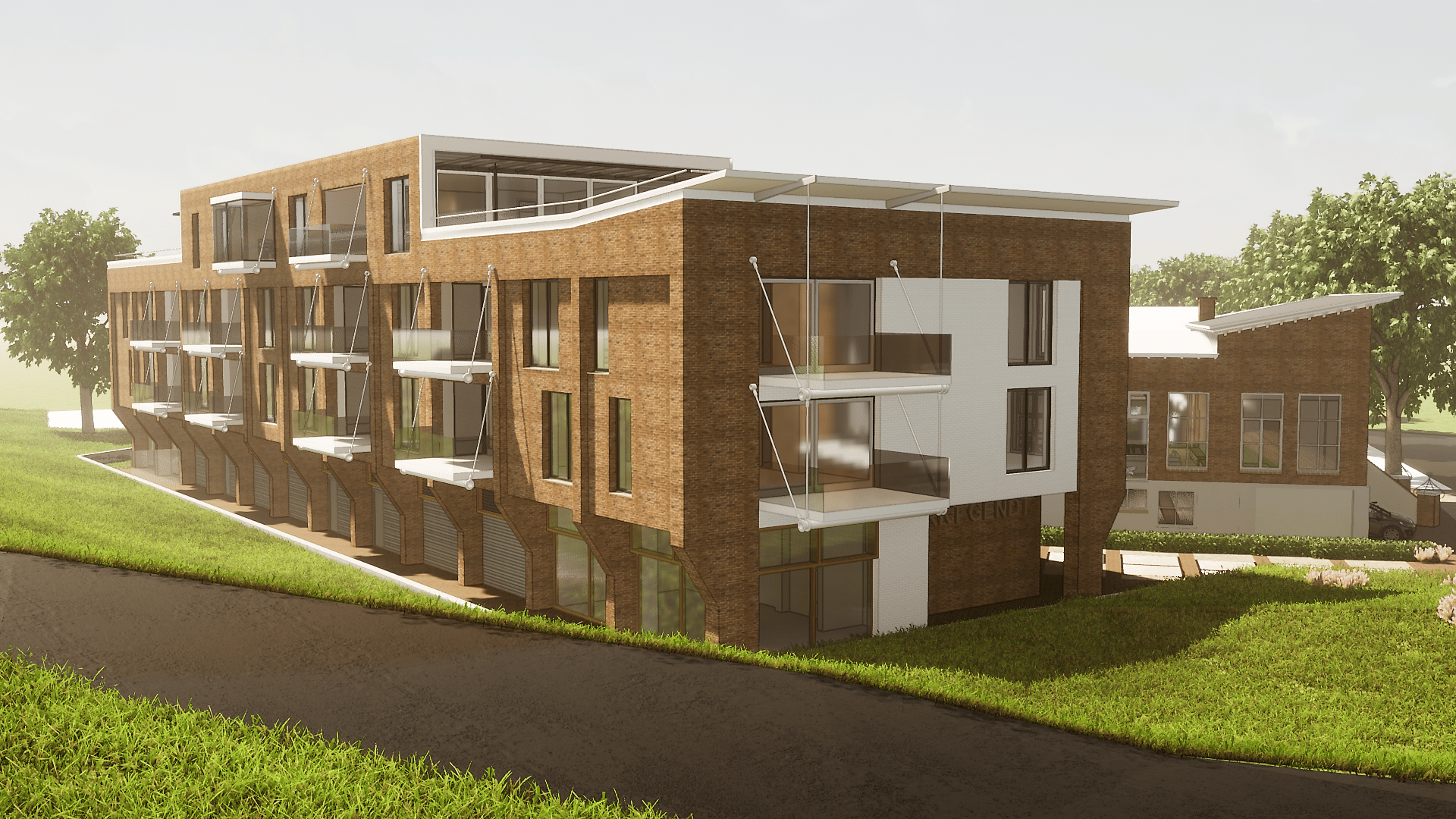 Foto 3 van Eerste verdieping hoekappartement (Bouwnr. 2)