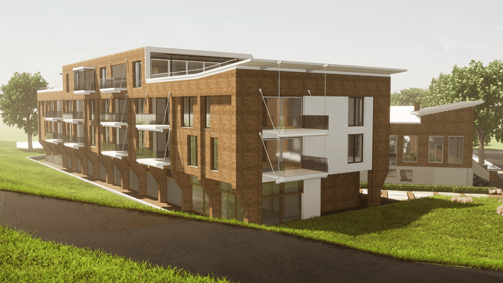 Foto 3 van Eerste verdieping hoekappartement (Bouwnr. 2)