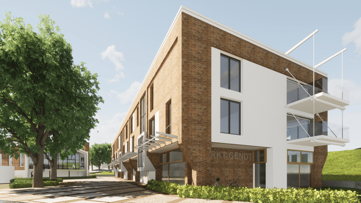 Eerste verdieping hoekappartement (Bouwnr. 2)