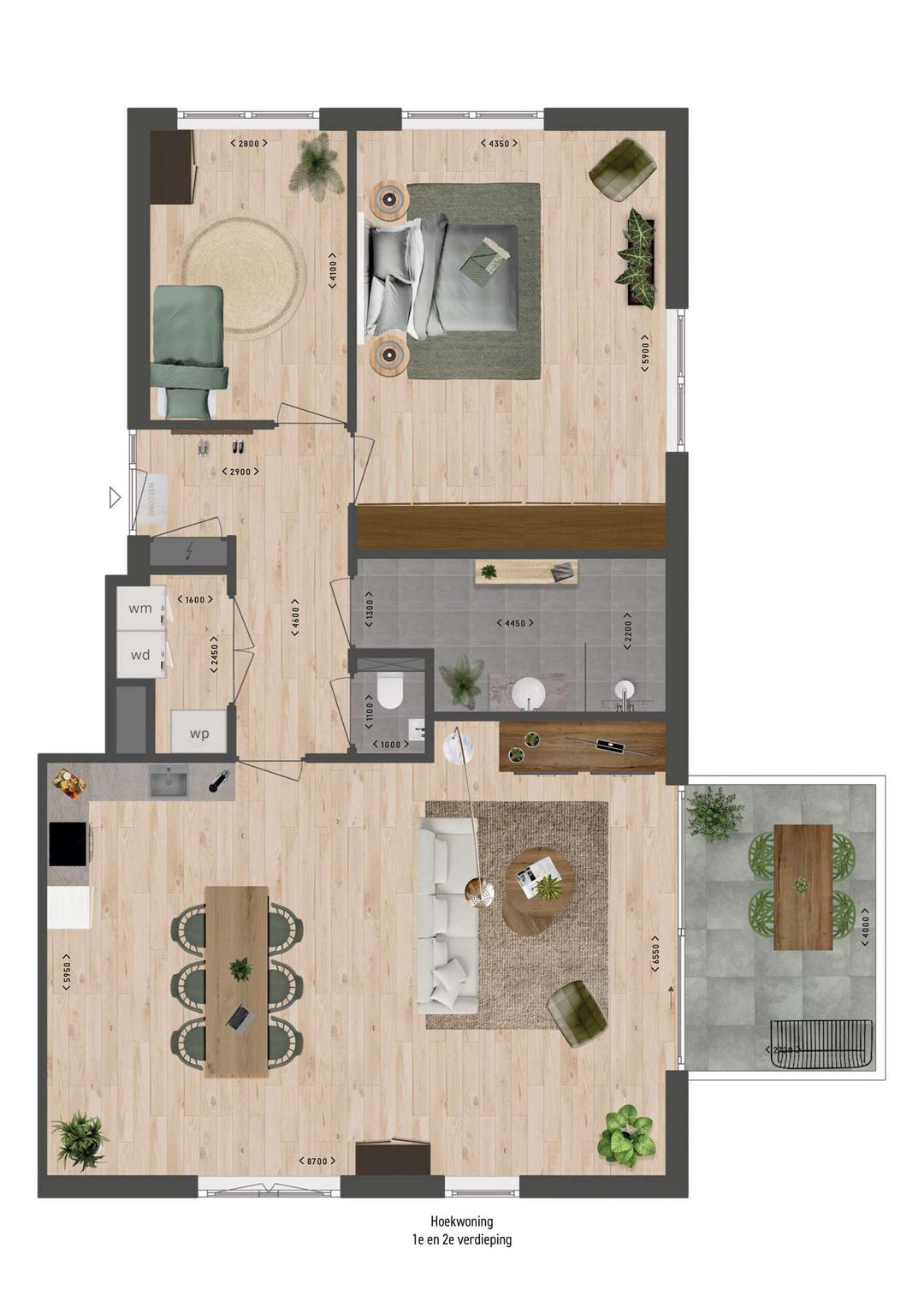 Foto 11 van Eerste verdieping hoekappartement (Bouwnr. 2)