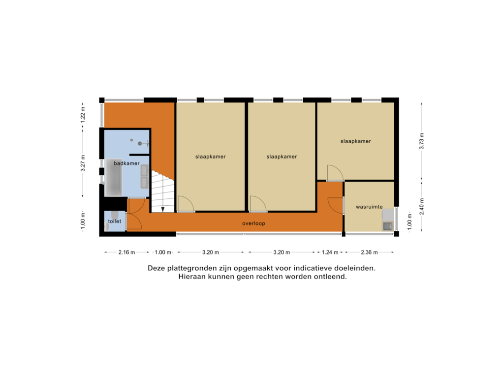 Bekijk plattegrond van 1e verdieping van Veldwijklaan 14