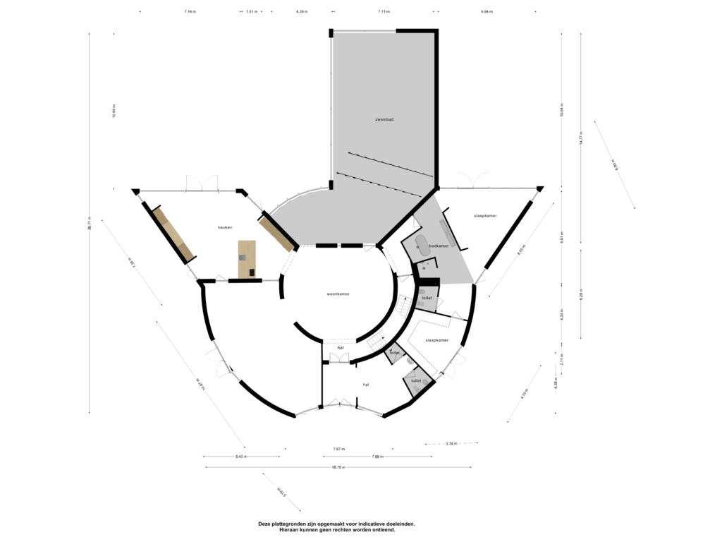 Bekijk plattegrond van Begane grond van Reeshofdijk 15