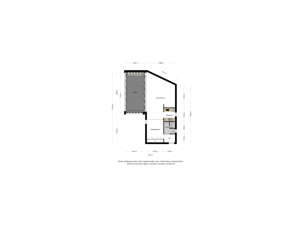 Bekijk plattegrond van Bijgebouw van Reeshofdijk 15