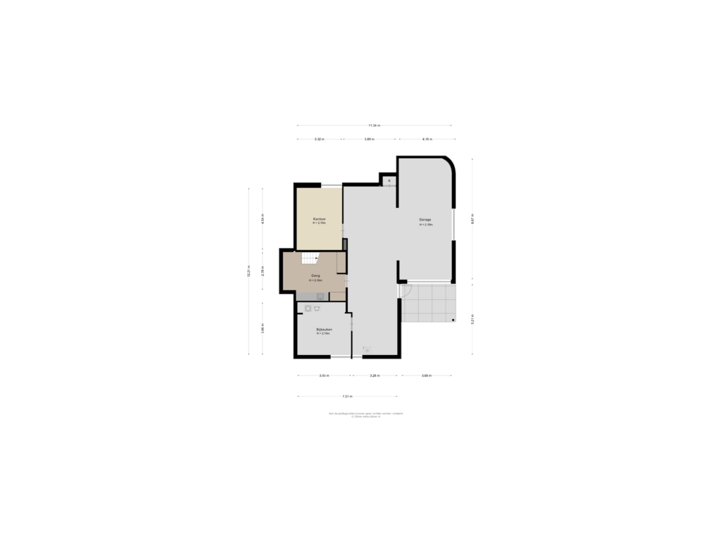 Bekijk plattegrond van Souterrain van Isaäc da Costastraat 81