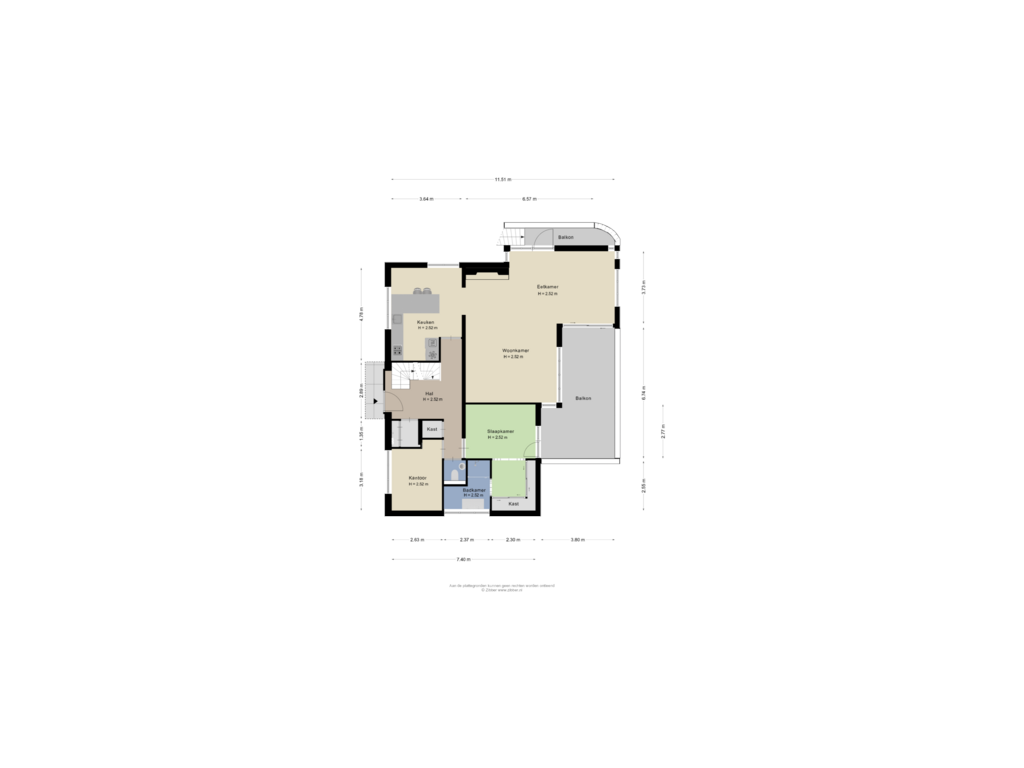 Bekijk plattegrond van Begane grond van Isaäc da Costastraat 81