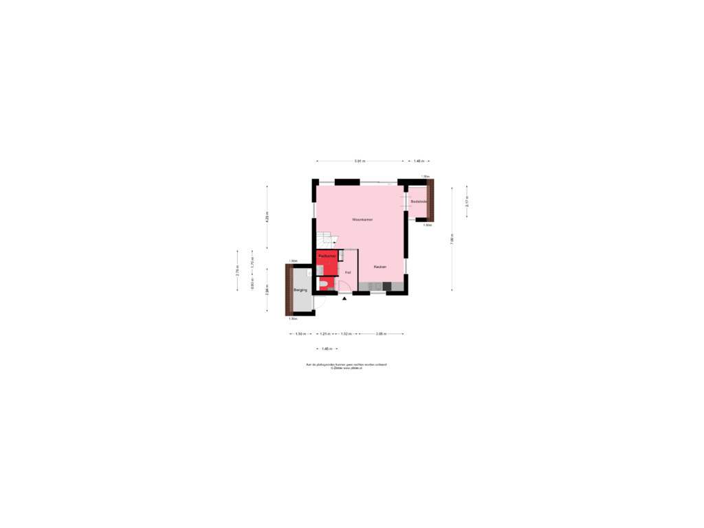 View floorplan of Begane grond of De Rug 3-35