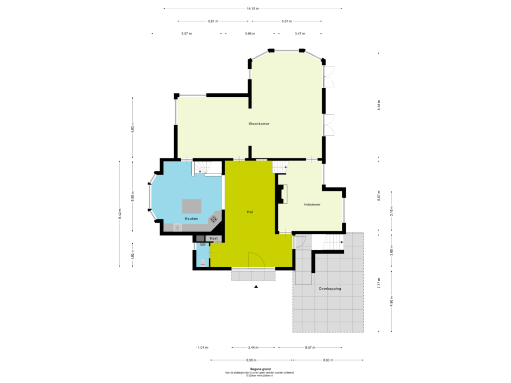 Bekijk plattegrond van Begane grond van Herungerweg 167