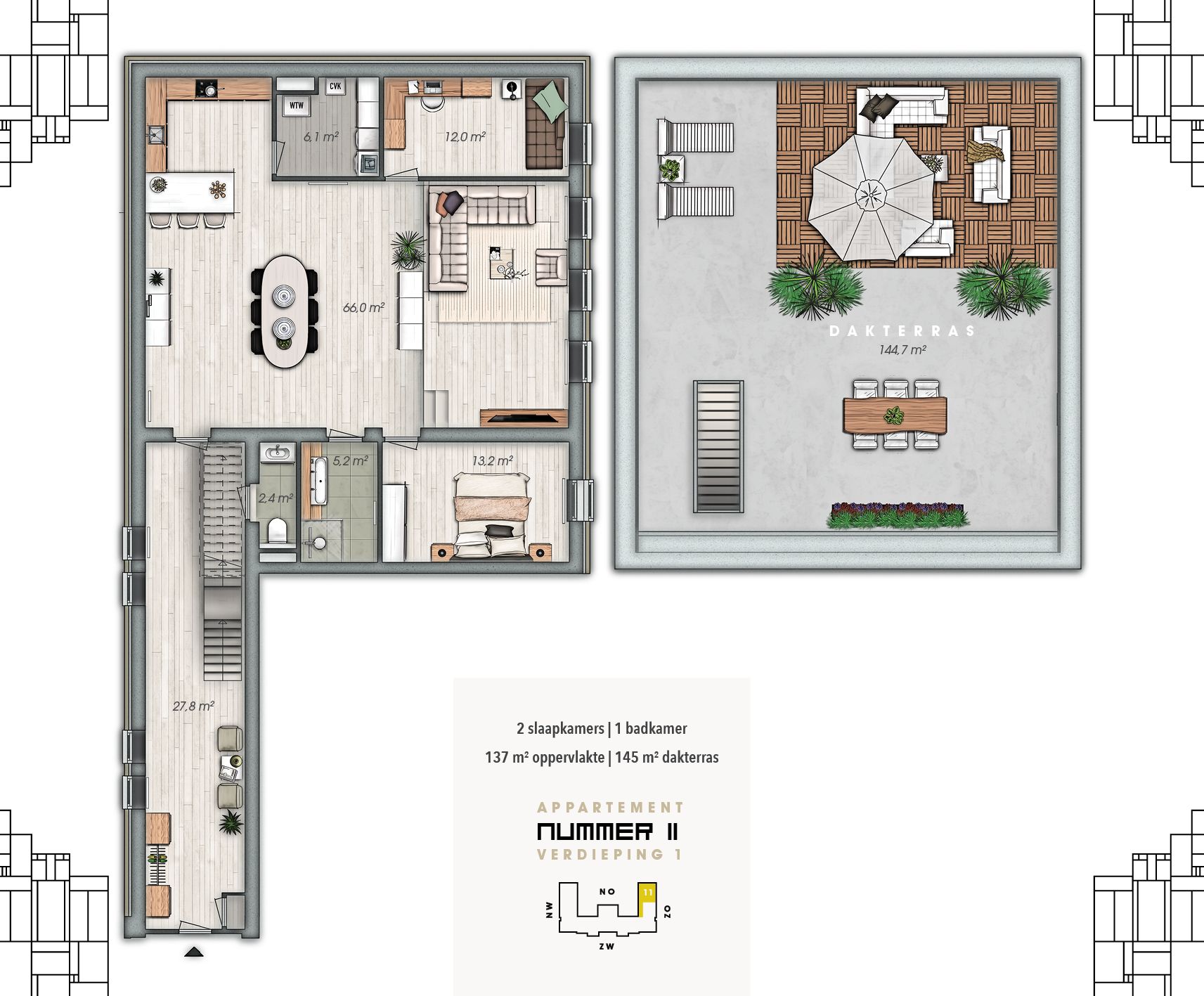 Foto 12 van Brouwenaarstraat 2-J