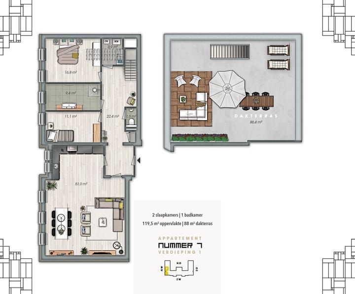 Foto 12 van Brouwenaarstraat 2-F
