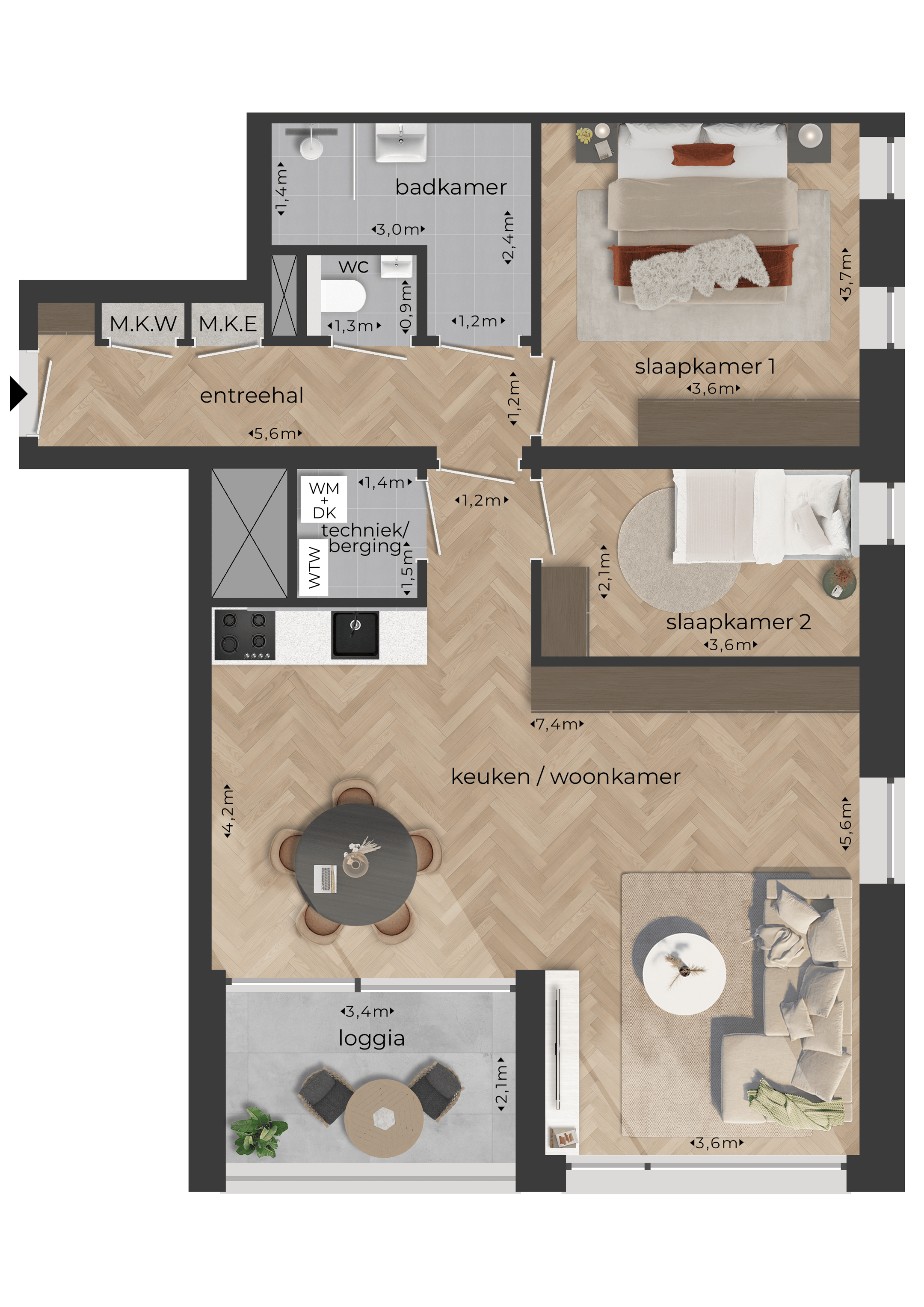 Type 2 (Bouwnr. 33), Terneuzen, 4531PE, Zeeland, Nederland
