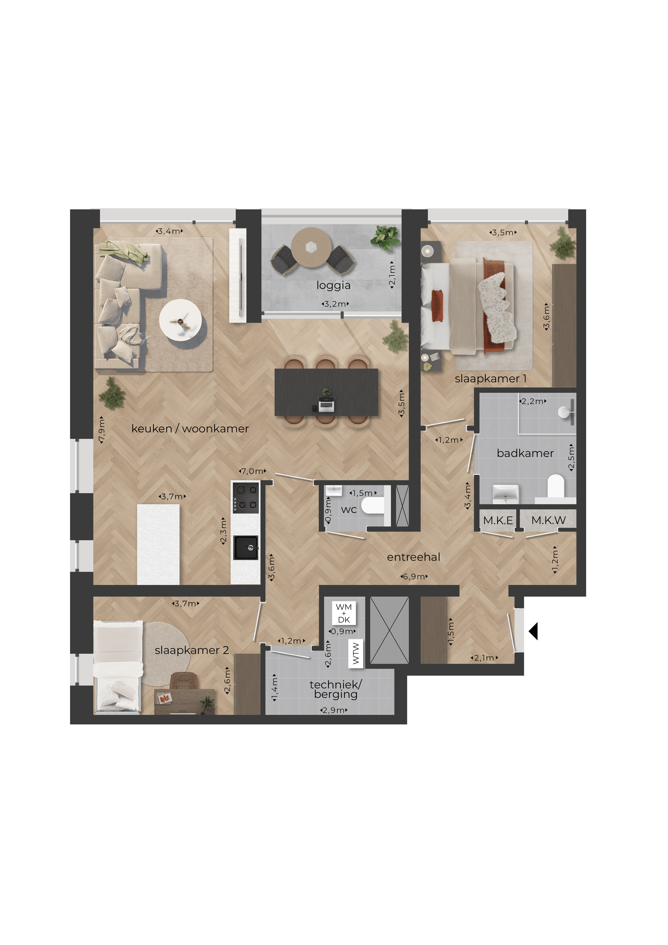 Type 5 (Bouwnr. 51), Terneuzen, 4531PE, Zeeland, Nederland