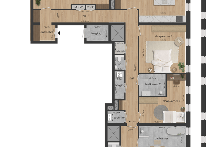 View photo 3 of Penthouse type 2 (Bouwnr. 105)