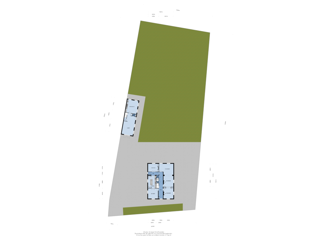 View floorplan of Situatie of Zandpad 46