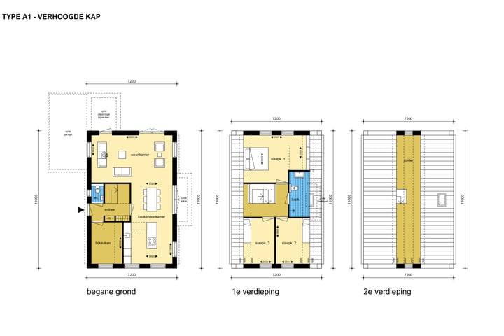 Bekijk foto 12 van Vrijstaande woning met verhoogde kap (Bouwnr. 6)