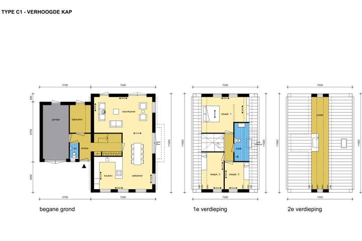 Bekijk foto 14 van Vrijstaande woning met verhoogde kap (Bouwnr. 6)