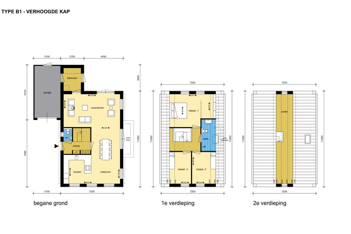 Bekijk foto 13 van Vrijstaande woning met verhoogde kap (Bouwnr. 6)