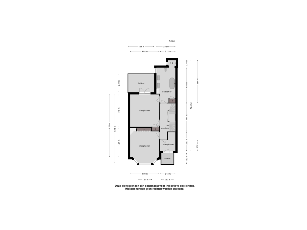 Bekijk plattegrond van 1e verdieping van Scheldekade 44