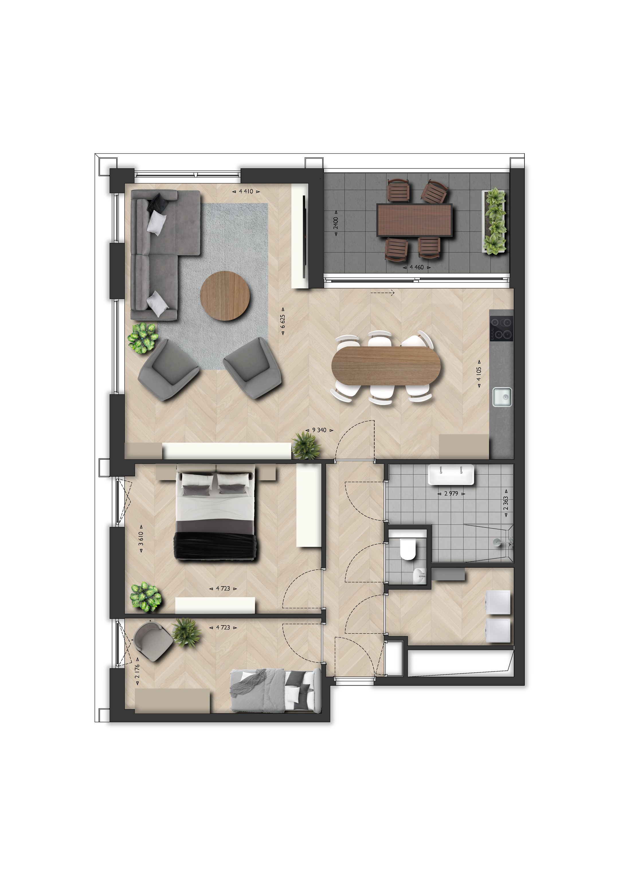 Appartement James (Bouwnr. 1)  false