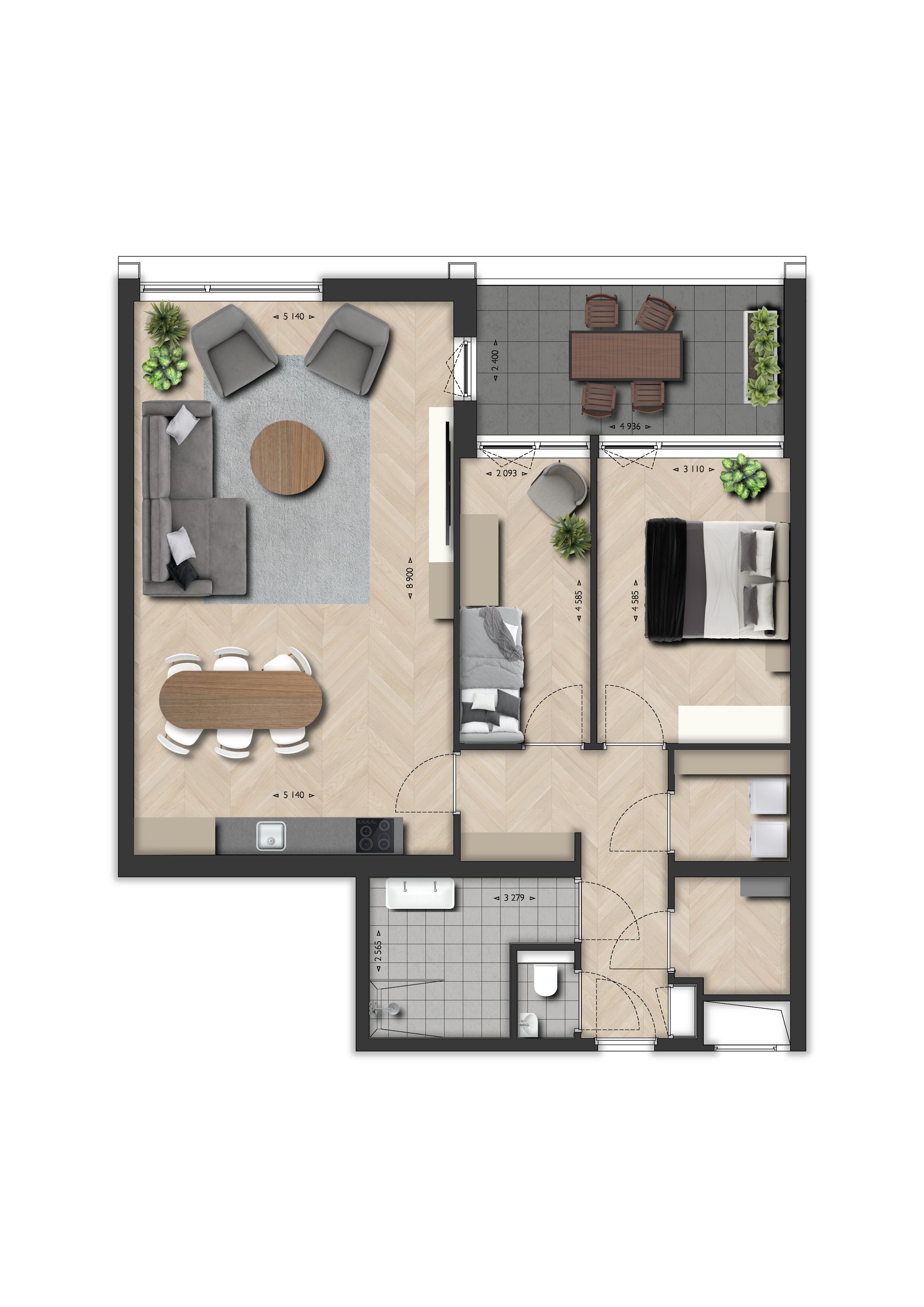 Appartement James (Bouwnr. 2)  false