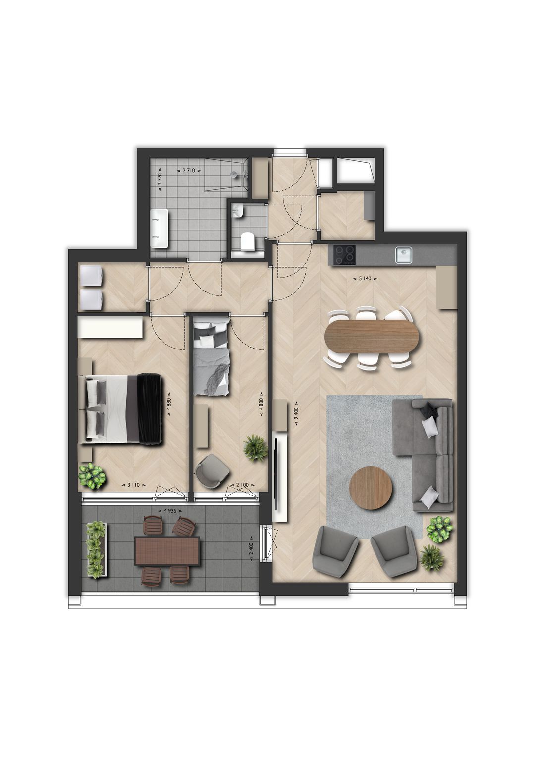 Photo 1 of Appartement James (Bouwnr. 5)