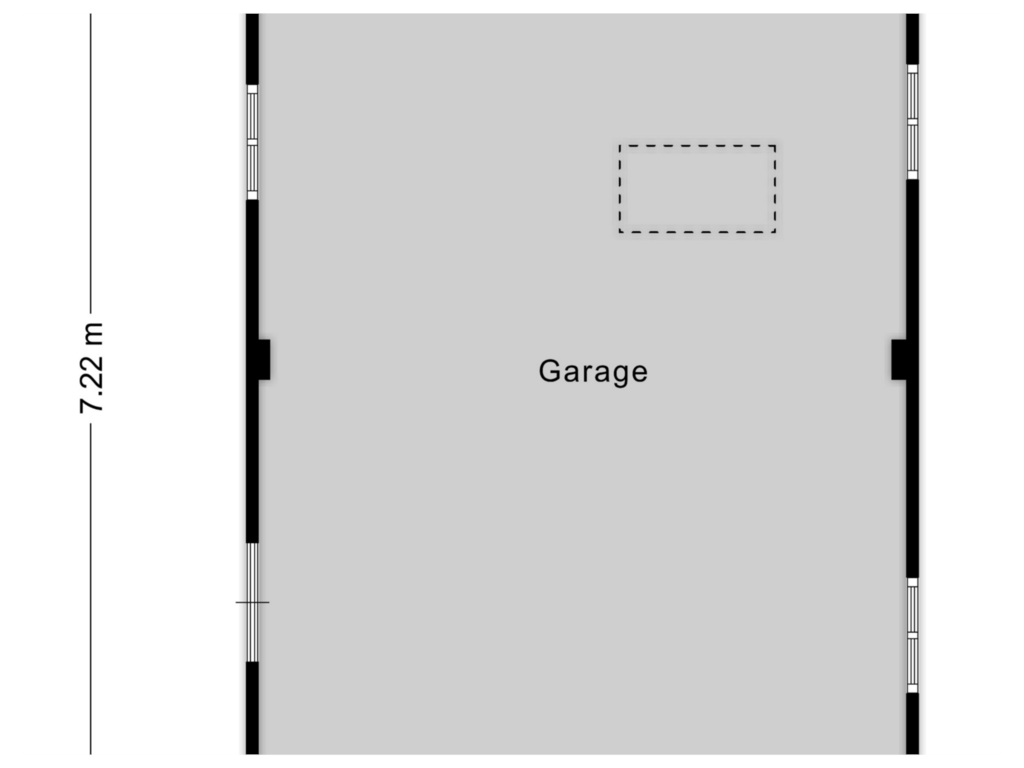 View floorplan of Garage of Noordweg 439