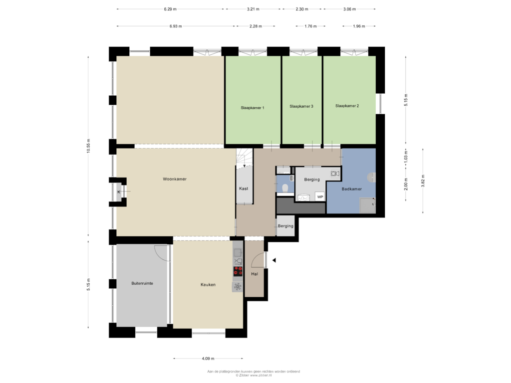 Bekijk plattegrond van Appartement van Sluisplein 32-M