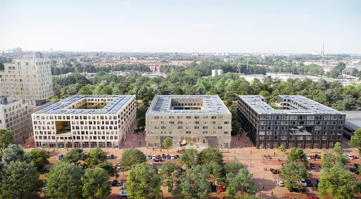 Foto van De Buurt Type 19 Galerijflat