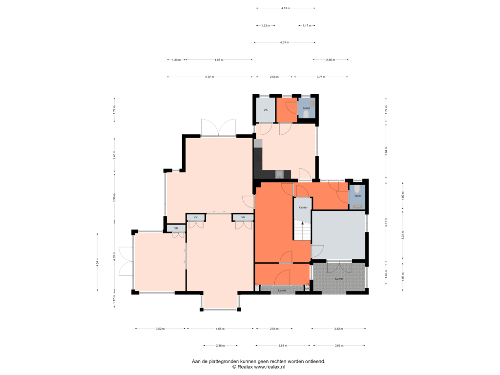 Bekijk plattegrond van Begane grond van Rijssensestraat 52