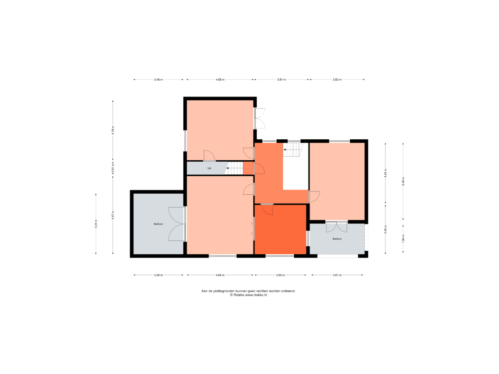 Bekijk plattegrond van Verdieping 1 van Rijssensestraat 52