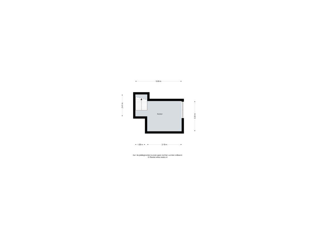 Bekijk plattegrond van Kelder van Rijssensestraat 52