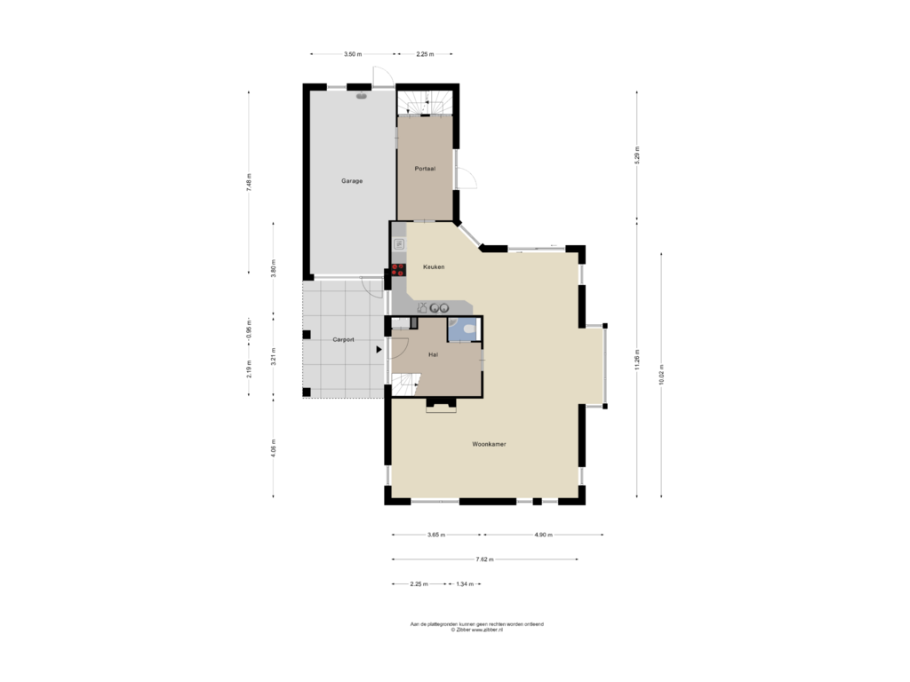 View floorplan of Begane grond of Schouw 41