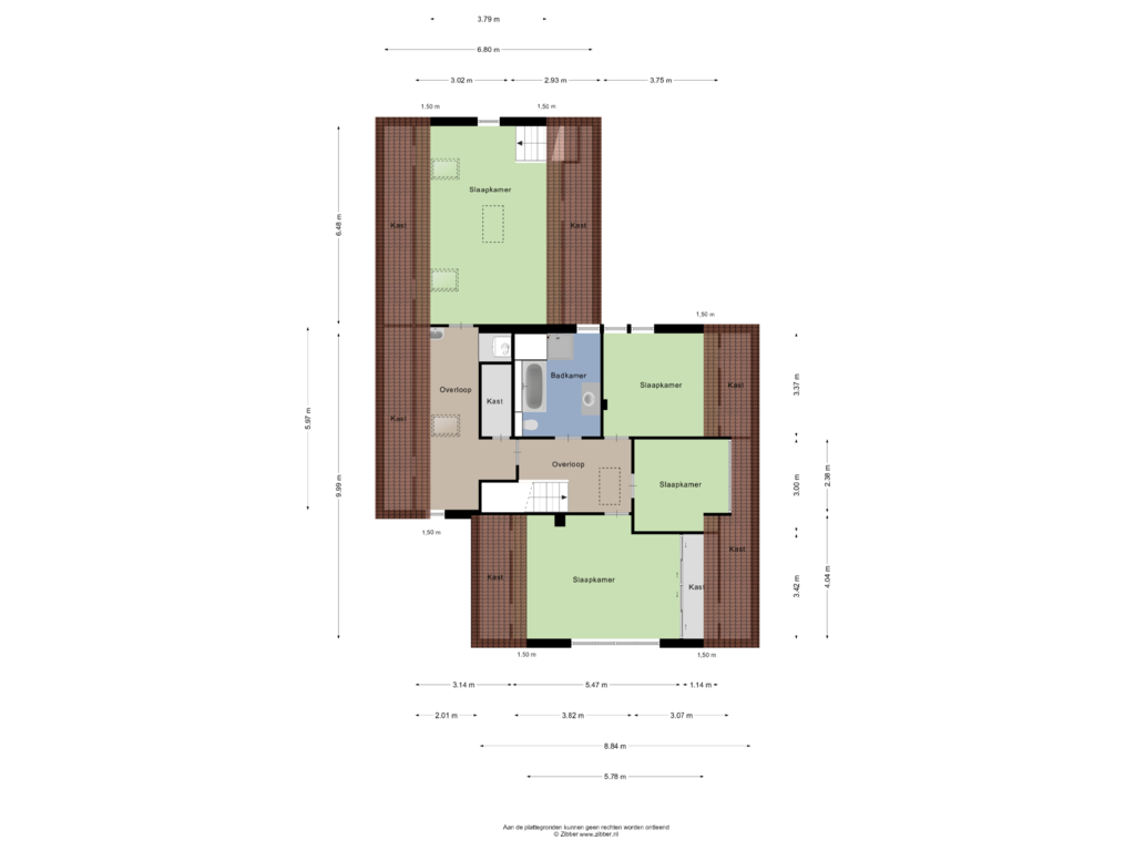 View floorplan of Eerste verdieping of Schouw 41