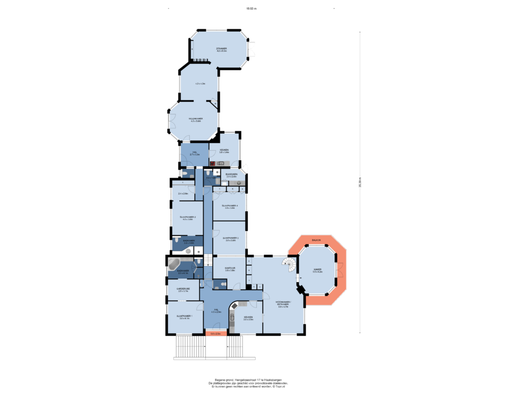 Bekijk plattegrond van begane grond van Hengelosestraat 17