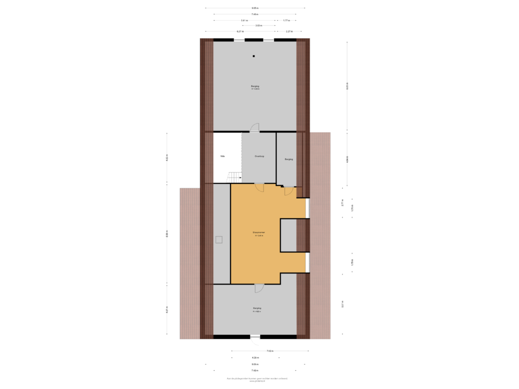 Bekijk plattegrond van 1e Verdieping van Molenhoek 3