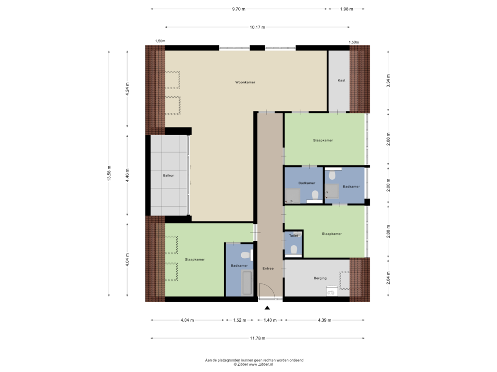 View floorplan of Eerste verdieping of Sint Gerardusstraat 124-F